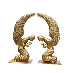 Ark of the Covenant Replica, Gold Cherubim Statue, Biblical Decor, Christian Home Accent, Religious Gift